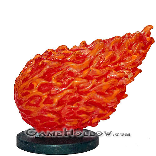 D&D Miniatures Blood War 27 Living Flaming Sphere (Fire Elemental Ooze)