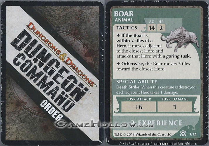 D&D Miniatures Blood of Gruumsh Order Creature Monster 60 Card Deck Set (Blood of Gruumsh)