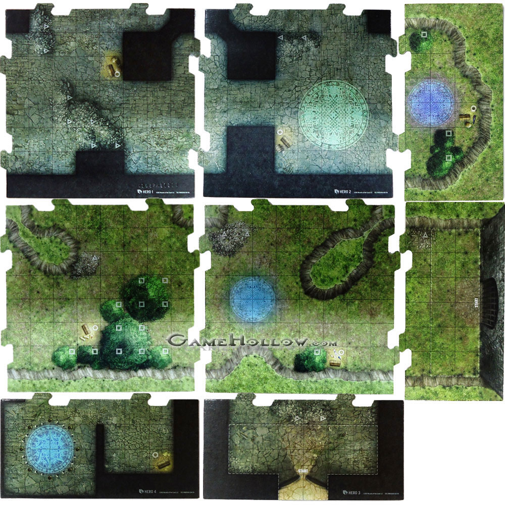 D&D Miniatures Heart of Cormyr Battlefield Tile Set Lot (Heart of Cormyr)