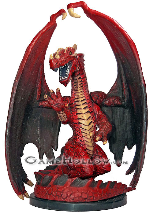 Large Red Dragon #55 Dragoneye D&D Miniature 