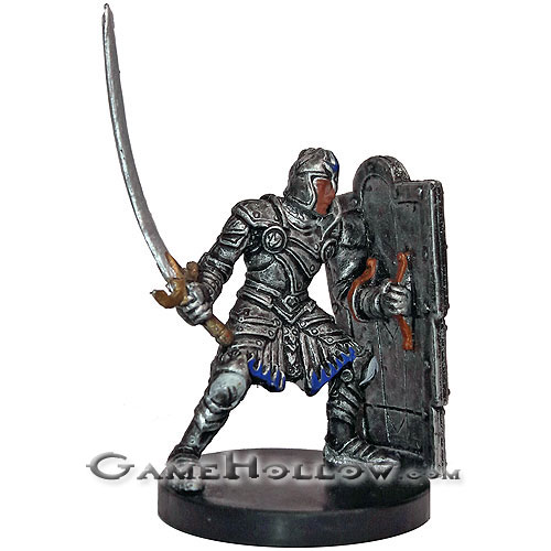 D&D Miniatures Deathknell 09 Soldier of Thrane (Human Knight)