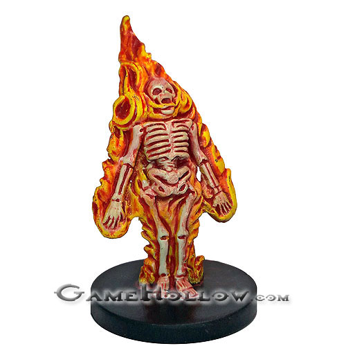 D&D Miniatures Deathknell 49 Burning Skeleton (Undead)