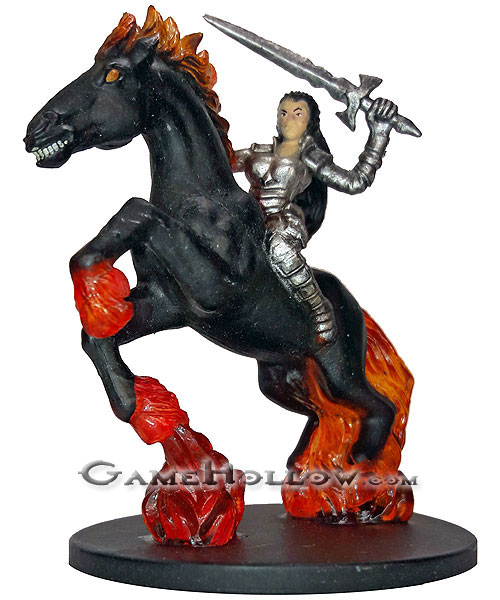D&D Miniatures War of the Dragon Queen 25 Blackguard on Nightmare EPIC Flame Horse