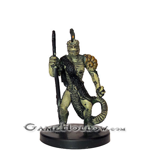 D&D Miniatures War of the Dragon Queen 43 Cleric of Laogzed (Troglodyte)