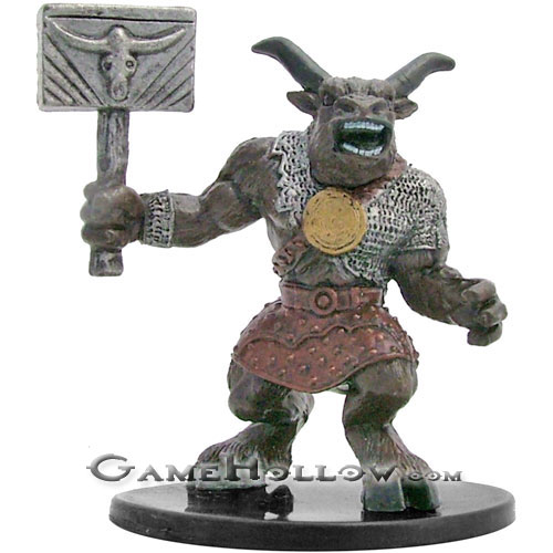 D&D Miniatures Dungeons of Dread 24 Champion of Baphomet (Minotaur)