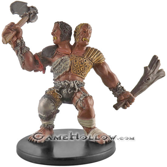 D&D Miniatures Dungeons of Dread 38 Ettin Jack-of-Irons (Giant)