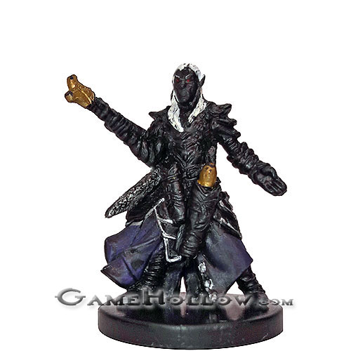 Drow Wand Mage # 50 D & D Minis Dungeons of Dread 