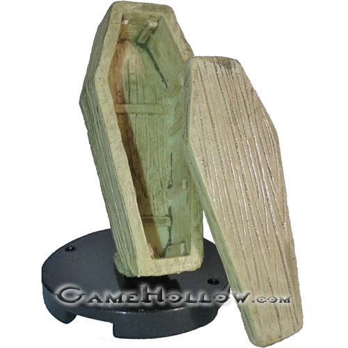 D&D Miniatures Dungeon Crawler Wood Coffin (Omens 4/4)