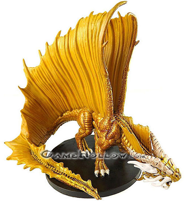 D&D Miniatures Dangerous Delves 39 Young Gold Dragon