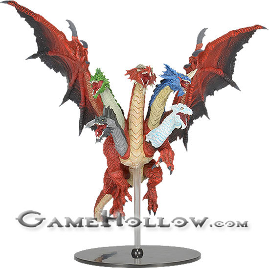 D&D Miniatures Colossal/Gargantuan Icons of the Realms Tiamat HUGE Tyranny Dragons Premium Figure