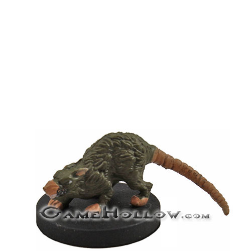 D&D Miniatures Monster Menagerie II 01 Giant Rat