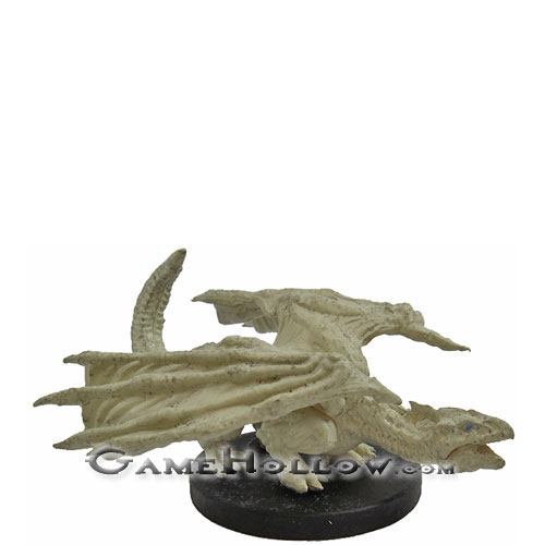 D&D Miniatures Monster Menagerie II 24 White Dragon Wyrmling (Small)