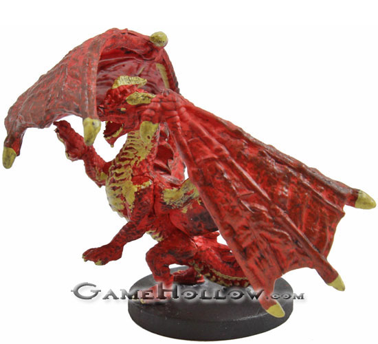 D&D Miniatures Monster Menagerie II 39 Red Dragon Wyrmling (Small)
