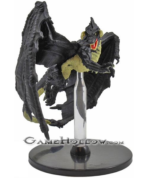 D&D Miniatures Monster Menagerie II 40 Young Black Dragon