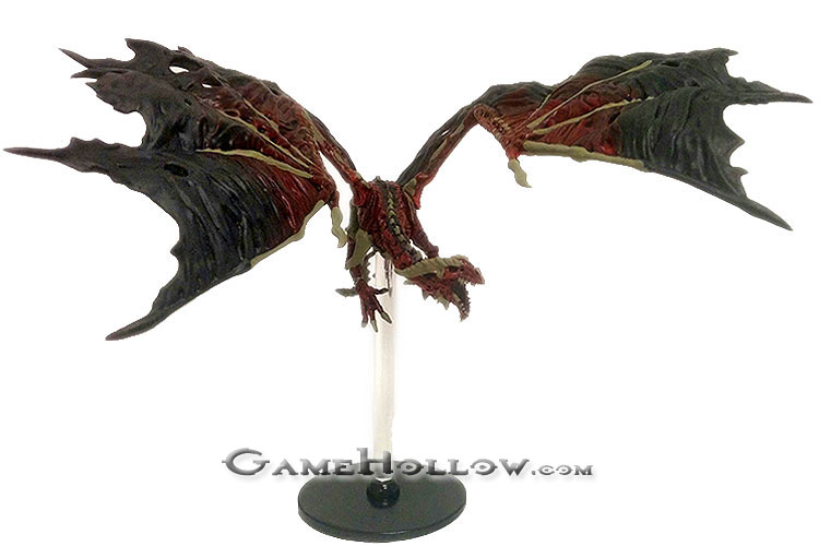 D&D Miniatures Rage of Demons 48 Red Dracolich (Dragon)