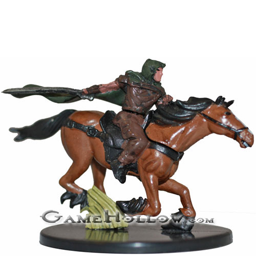 D&D Miniatures Savage Encounters 22 Human Outrider (Mounted Horse)