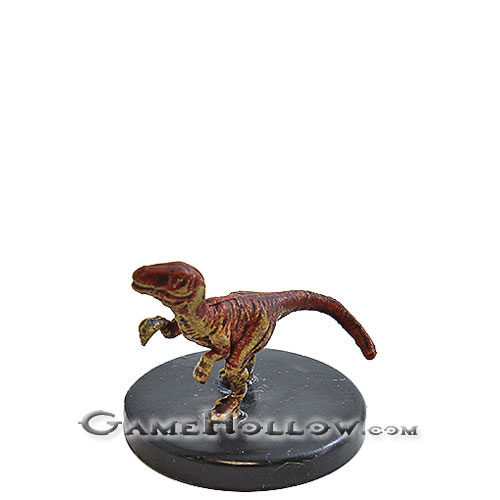 D&D Miniatures Tomb of Annihilation 05b Velociraptor (Red Dinosaur)