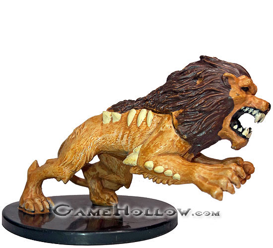 D&D Miniatures Unhallowed 01 Blessed Hunter (Large Lion)