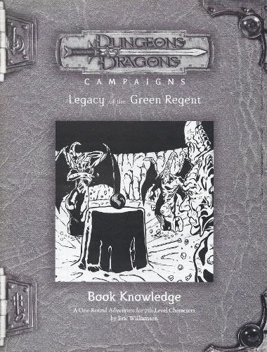 D&D Miniatures Maps, Tiles, Overlays, Campaigns Campaign Legacy of Green Regent Book Knowledge Promo Game Day Adventure