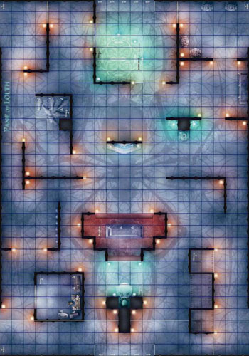 D&D Miniatures Maps, Tiles, Overlays, Campaigns Map Fane of Lolth (Game Day Promo)