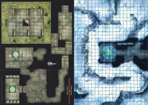 D&D Miniatures Maps, Tiles, Overlays, Campaigns Map Hailstorm Tower / Game Day Promo