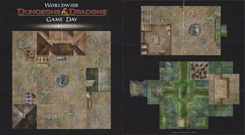 D&D Miniatures Maps, Tiles, Overlays, Campaigns Map Players Handbook 2 Game Day Promo