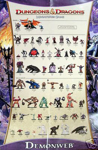 D&D Miniatures Maps, Tiles, Overlays, Campaigns Poster Demonweb Set