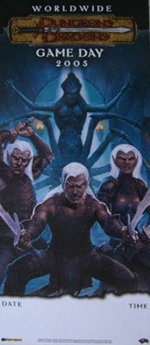 D&D Miniatures Maps, Tiles, Overlays, Campaigns Poster Game Day 2005