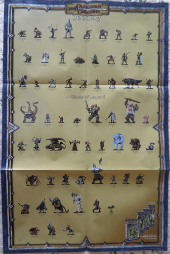 D&D Miniatures Maps, Tiles, Overlays, Campaigns Poster Giants of Legend Set