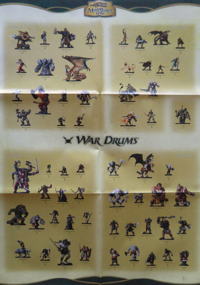 D&D Miniatures Maps, Tiles, Overlays, Campaigns Poster War Drums Set