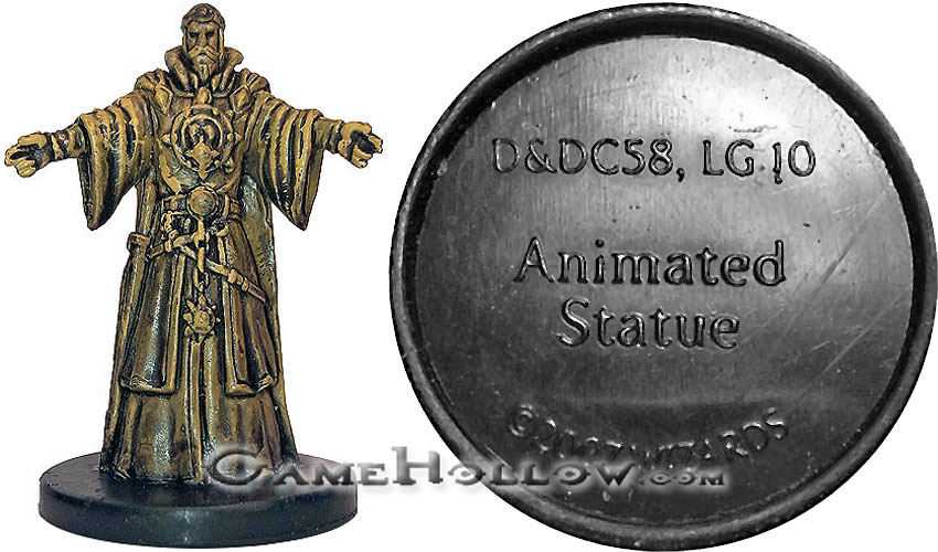 D&D Miniatures Promo Figures, EPIC Cards  Animated Statue Promo, D&DC58 (Desert of Desolation 02)