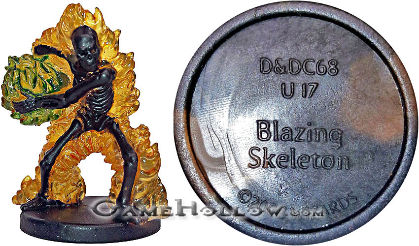 D&D Miniatures Against the Giants  Blazing Skeleton Promo, D&DC68 (Against the Giants 48)
