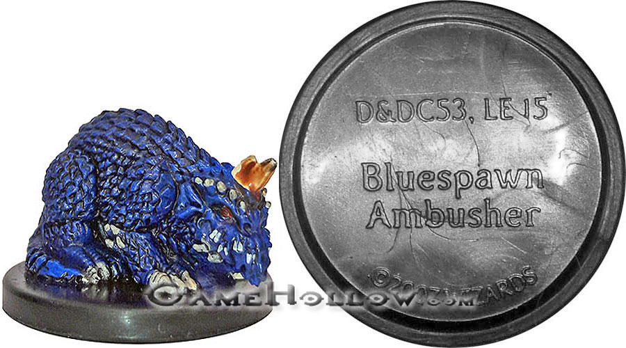 D&D Miniatures Promo Figures, EPIC Cards  Bluespawn Ambusher Promo, D&DC53 (Night Below 28)