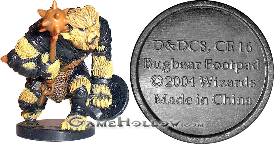 D&D Miniatures Promo Figures, EPIC Cards  Bugbear Footpad Promo, D&DC8 (Giants of Legend 42)