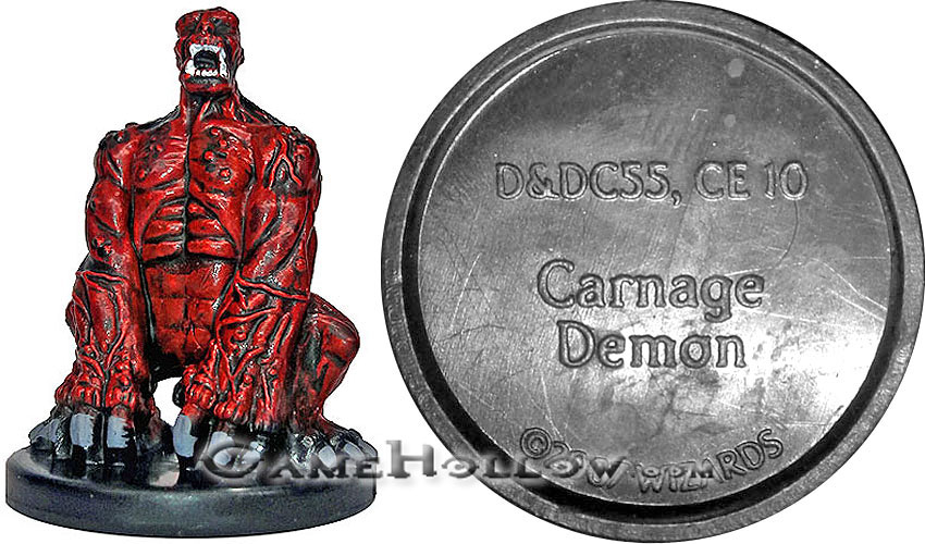 D&D Miniatures Night Below  Carnage Demon Promo, D&DC55 (Night Below 47)