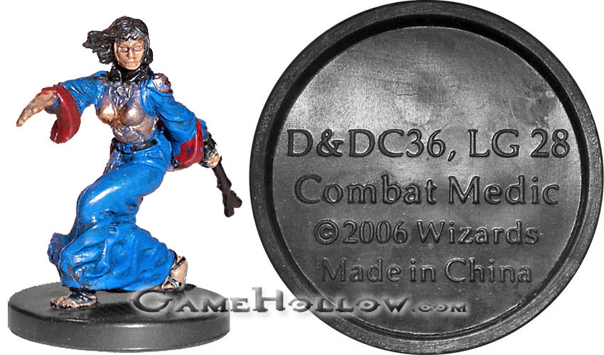 D&D Miniatures Promo Figures, EPIC Cards  Combat Medic Promo, D&DC36 (War Drums 05)