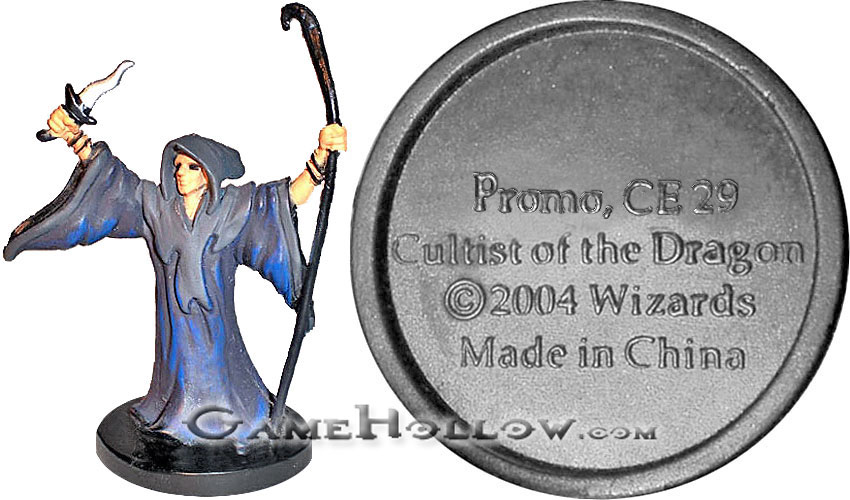 D&D Miniatures Promo Figures, EPIC Cards  Cultist of the Dragon Promo, Promo (Archfiends 48)