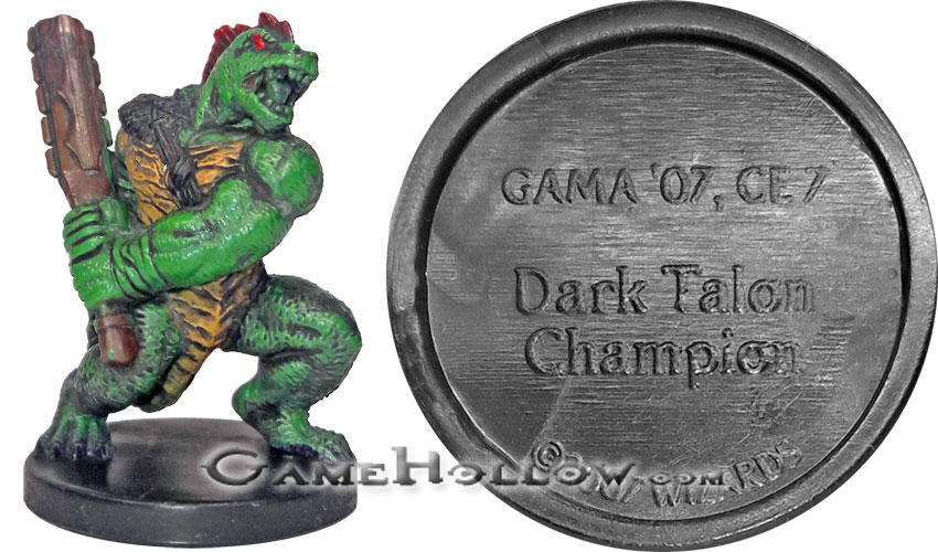 D&D Miniatures Unhallowed  Dark Talon Champion Promo, GAMA 07 (Unhallowed 51)
