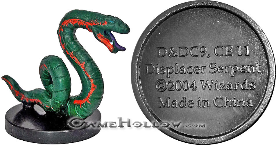 D&D Miniatures Promo Figures, EPIC Cards  Displacer Serpent Promo, D&DC 9 (Giants of Legend 43)
