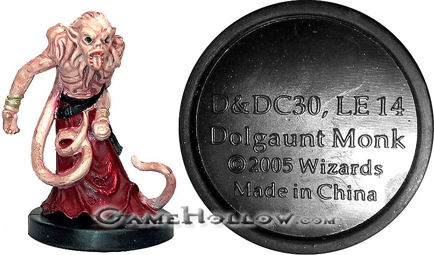 D&D Miniatures Promo Figures, EPIC Cards  Dolgaunt Monk Promo, D&DC30 (Underdark 34)
