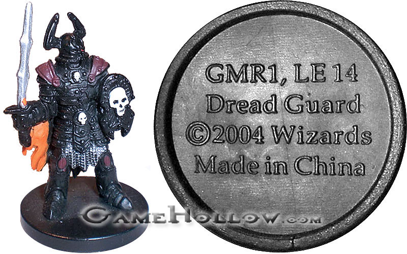 D&D Miniatures Promo Figures, EPIC Cards  Dread Guard Promo, GMR1 (Dragoneye 31) very rare