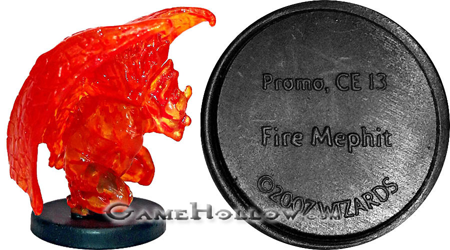 D&D Miniatures Promo Figures, EPIC Cards  Fire Mephit Promo, Promo (Unhallowed 52)