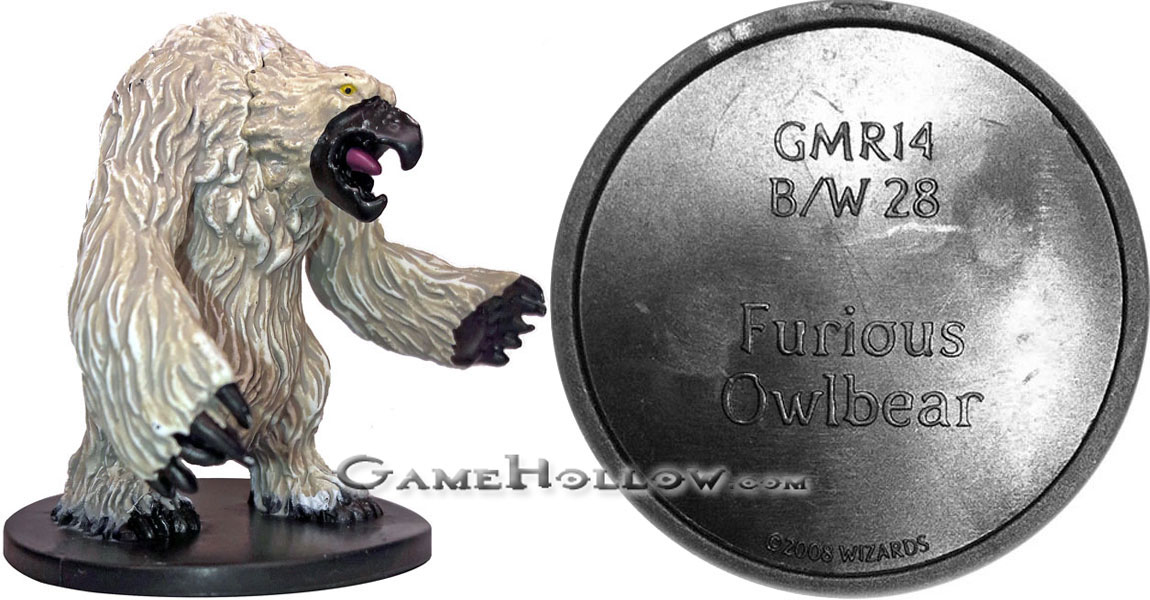 D&D Miniatures Promo Figures, EPIC Cards  Furious Owlbear Promo, GMR14 (Against the Giants 35)