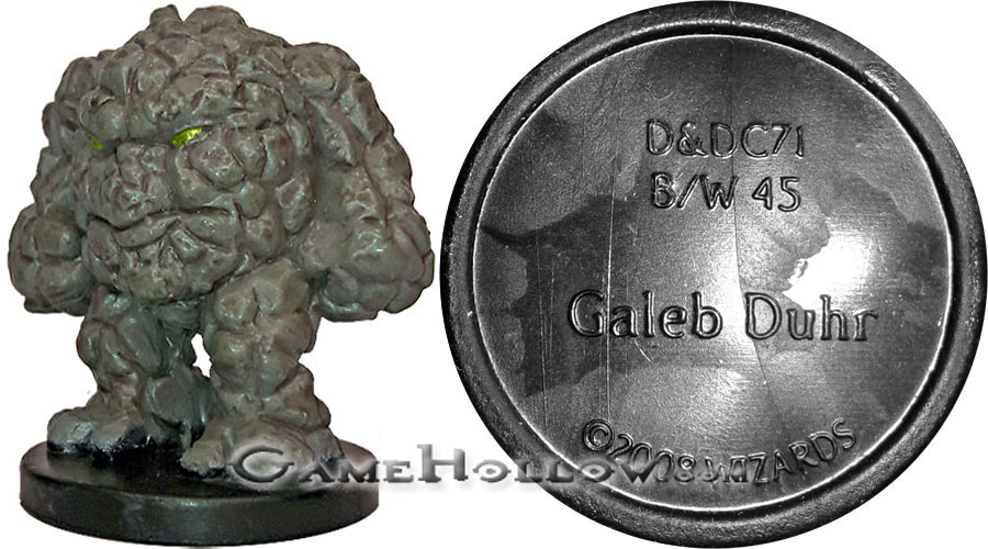 D&D Miniatures Promo Figures, EPIC Cards  Galeb Duhr Promo, D&DC71 (Against the Giants 36)