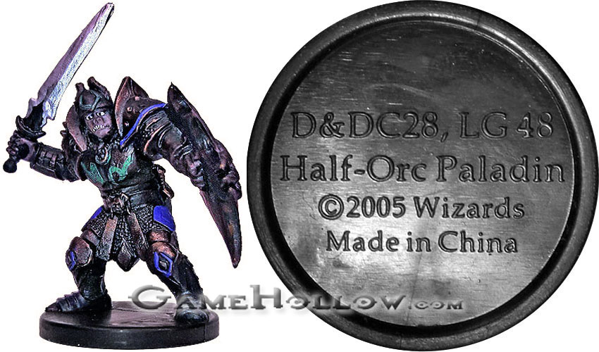 D&D Miniatures Underdark  Half-Orc Paladin Promo, D&DC28 (Underdark 06)