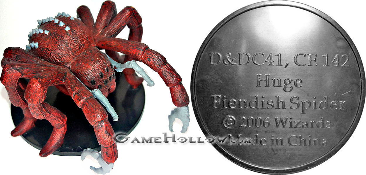 D&D Miniatures War of the Dragon Queen  Huge Fiendish Spider Promo, D&DC41 (War of the Dragon Queen 46)