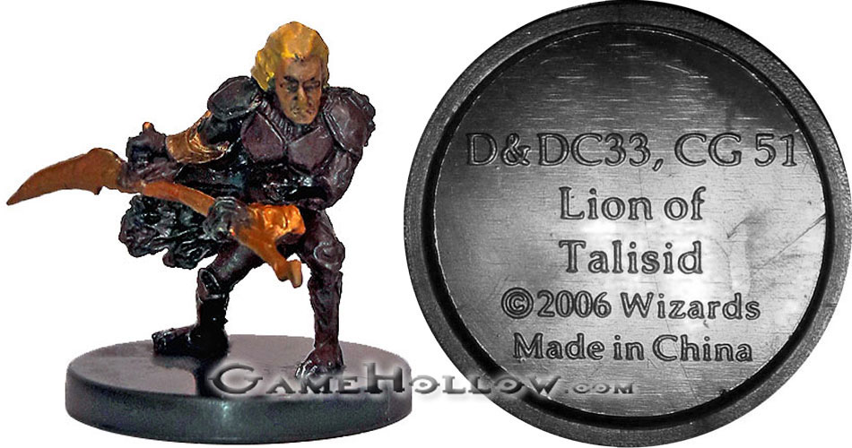 D&D Miniatures War Drums  Lion of Talisid Promo, D&DC33 (War Drums 20)