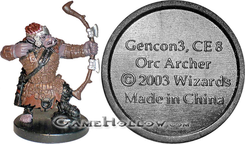 D&D Miniatures Harbinger  Orc Archer Promo, GenCon3 (Harbinger 72)