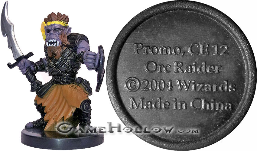 D&D Miniatures Promo Figures, EPIC Cards  Orc Raider Promo, Promo (Archfiends 56)