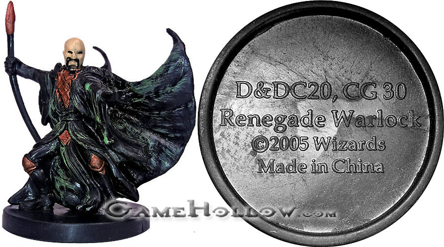D&D Miniatures Deathknell  Renegade Warlock Promo, D&DC20 (Deathknell 23)
